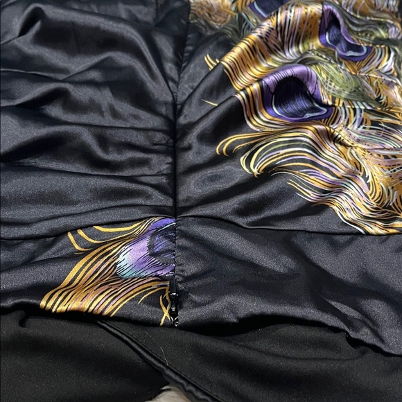 Le Chateau Black and Gold Mini Dress - Picture 7 of 7